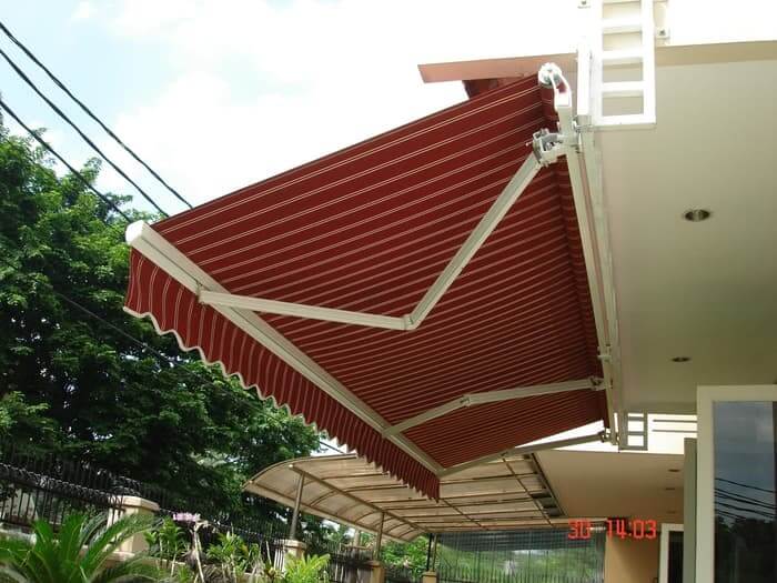 canopy lipat depan rumah